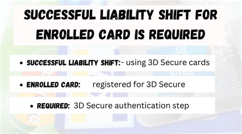 successful liability shift for enrolled card is required. meaning|Successful Liability Shift for Enrolled Cards: Essential。